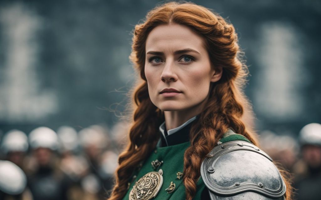 A strong and courageous Irish woman named Claire in the battle