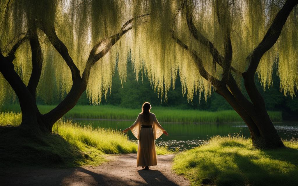 spiritual connection between willow trees and humans