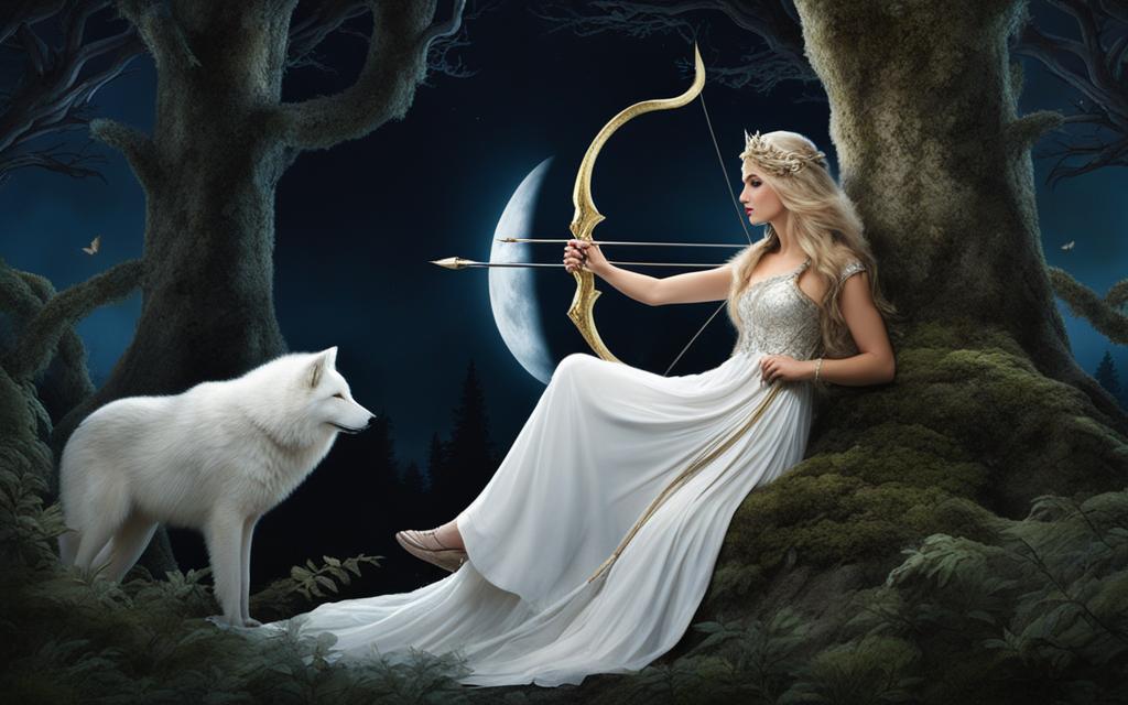 symbolism of diana as moon goddess