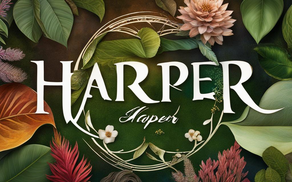 variations of the name harper