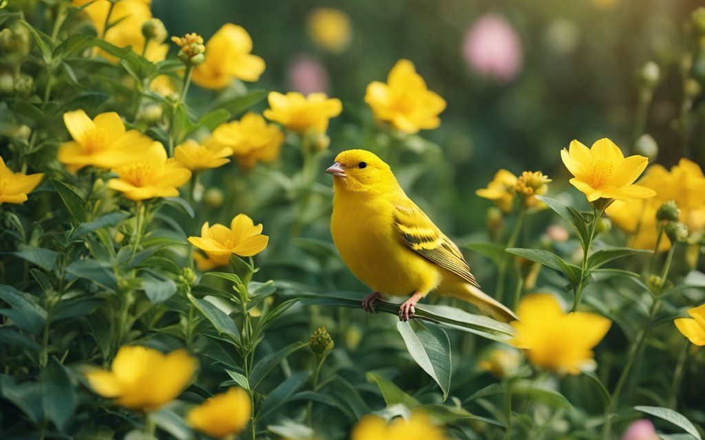Yellow Canaries in the dream