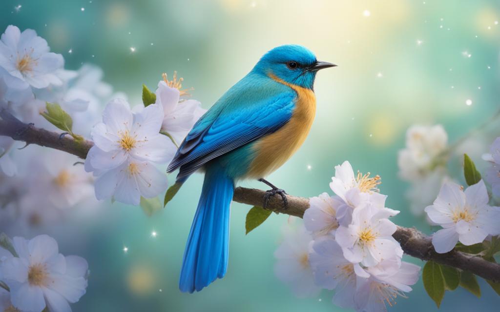 blue bird symbolism in dreams and folklore