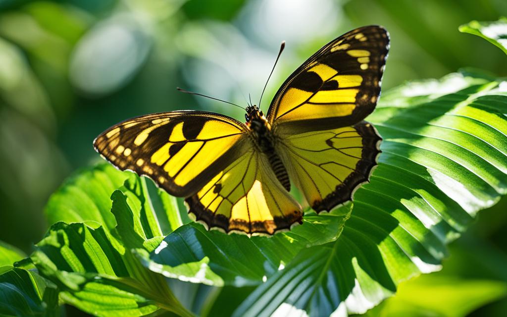 seeing a yellow butterfly and wellness and vitality