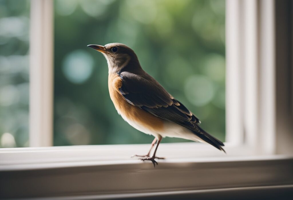 Bird Pecking At Window Spiritual Meaning
