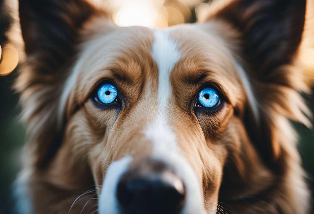 Dog With 2 Different Colored Eyes
