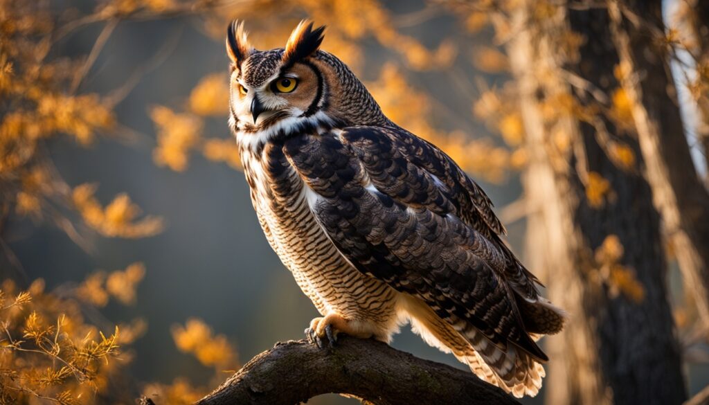 owl's keen eyesight