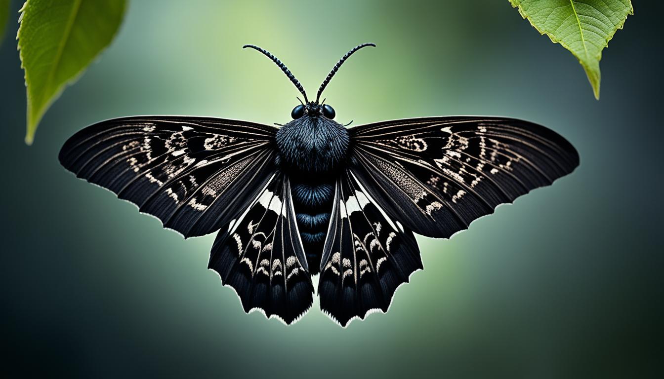 spiritual meaning of black moth
